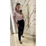 BLUSA LISA ABERTURA NAS COSTAS LILAS