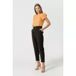 CALÇA CLOCHARD COM CINTO PRETO
