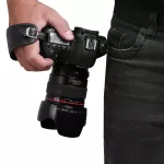 Alça de mão para Camera Fotográfica universal em couro legitimo original