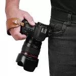 Alça de mão para Camera Fotográfica em couro legitimo original