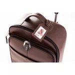 Mala de viagem Grande 100% em couro legitimo original modelo Titano com Rodinha