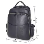 Mochila De Couro UNISSEX- modelo Evolution lançamento reforçada