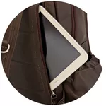 Mochila Rally Couro + Case Para Notebook 15.6 em Couro