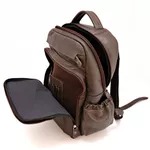 Mochila Rally Couro + Case Para Notebook 15.6 em Couro