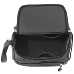 Necessaire Bolsa de mão em Couro super Pratica 