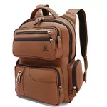 Mochila Racer em Couro - Cor Whisky