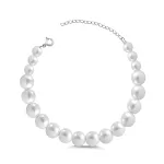 Pulseira Pérolas 8mm Prata 925