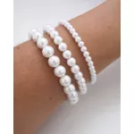 Pulseira Pérolas 4mm Prata 925