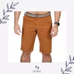 Bermuda Masculina Geville Sarja Ocre