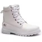 Bota coturno de segurança EPI´s em Couro ref. Guzzi Branco 