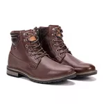 Bota casual em couro Aston Pinhão 