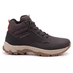 Bota Adventure Vibram em Couro Bosco Café 