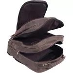 Mochila Executiva em Couro que Eleva seu Estilo Profissional Ref. Stock Fossil Café 