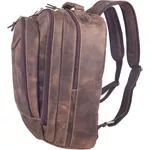 Mochila Executiva em Couro que Eleva seu Estilo Profissional Ref. Stock Fossil Café 