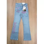 Calça jeans Infantil Miss country feminina 7884