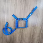 Cabresto para potro Nylon Azul Mhorse 8124