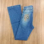 Calça jeans feminina infantil West Dust 8614