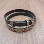 Bandinha Para Chapéu em Couro Com Strass 7768