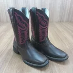 Bota Big Bull Feminina Texana Pink Fossil Marrom 900 7577