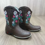 Bota Vilela Feminina Infantil Texana Fóssil Café 1400-7818