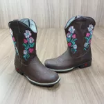 Bota Vilela Feminina Infantil Texana Fóssil Café 1400-7818