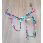 Conjunto Cabeçada e Peiteira Boots Horse Estampa Boiadeira 7237
