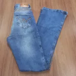 Calça Jeans Cós Médio Feminina Minuty Referência 241589 7580