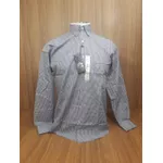 Camisa Tuff Xadrez Azul C/ Branco Manga Longa 6814