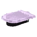 Luva e Escova para Banho Massageador Rosa 6045