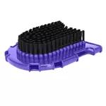 Luva e Escova para Banho Massageador Roxa 6044