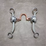 Freio Maluquinho Médio Inox Bocal com Corrente Sport Equine 6281