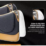 Manta Boots Horse Tambor/ Team Penning Ultimate Pad Wool Preta Pelego 7745