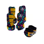 Kit Completo Cloche e Caneleiras Estampado Boots Horse 3759