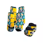 Kit Completo Cloche e Caneleiras Estampado Boots Horse 3760