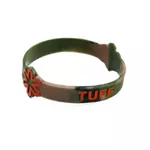 Pulseira Tuff Tie Dye Verde com Logo e Escrita Laranja S/M 6250
