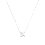 Colar Solitário Moissanite