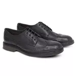 Sapato Casual Levanzzo Brogue Trento floater Preto