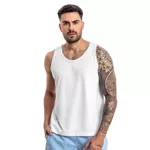 Camiseta Básica Regata Branca Forthem