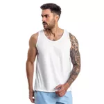 Camiseta Básica Regata Branca Forthem