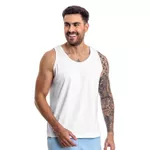 Camiseta Básica Regata Branca Forthem