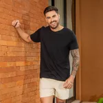 Camiseta Básica Preto