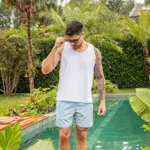 Camiseta Básica Regata Branca Forthem