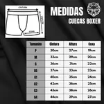 Cueca Boxer Masculina FORTHEM Cotton Algodão Preta