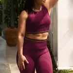 Conjunto Jump – Top Duplo e Legging Sem Costura