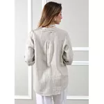 Camisa Celia Linho Italiano Bege