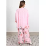 Conjunto Sophie Linho Italiano Rosa Chiclete