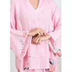 Conjunto Sophie Linho Italiano Rosa Chiclete