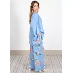 Conjunto Sophie Linho Italiano Azul Hortência