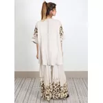 Conjunto Carolina Linho Italiano Bege