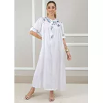 Vestido Glaucia Linho Italiano Branco